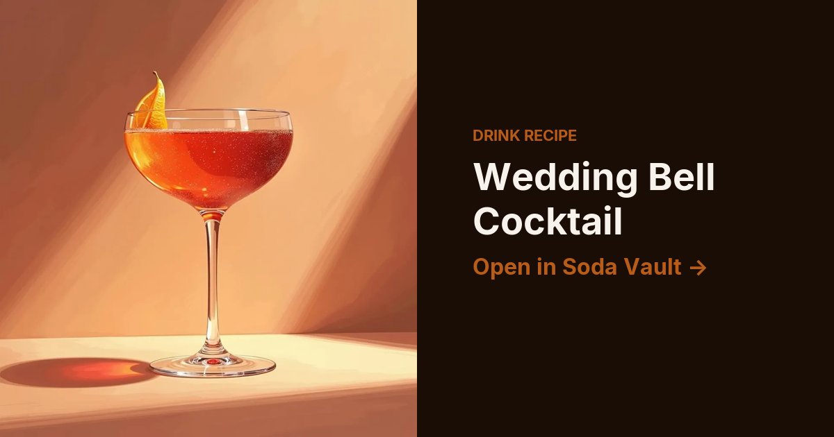 Wedding Bell Cocktail