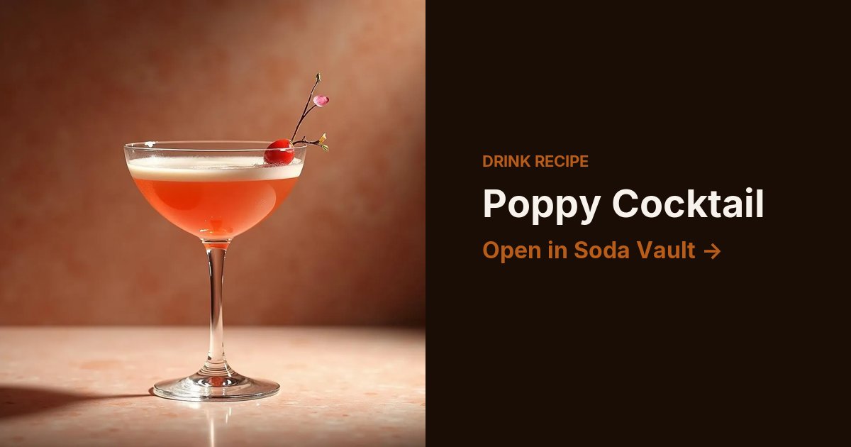 Poppy Cocktail