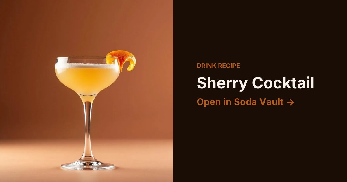 Sherry Cocktail