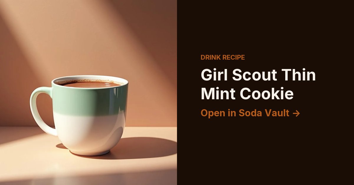 Girl Scout Thin Mint Cookie