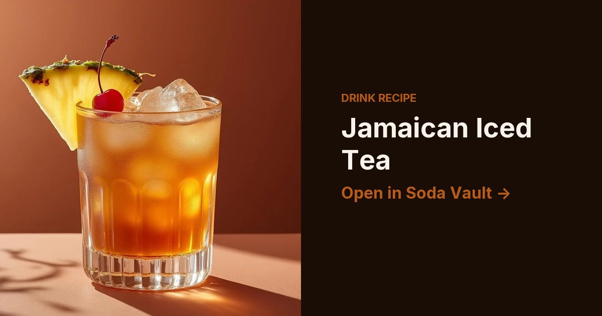 Jamaican Iced Tea