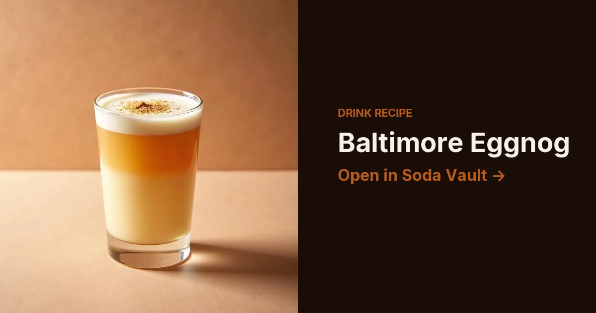 Baltimore Eggnog