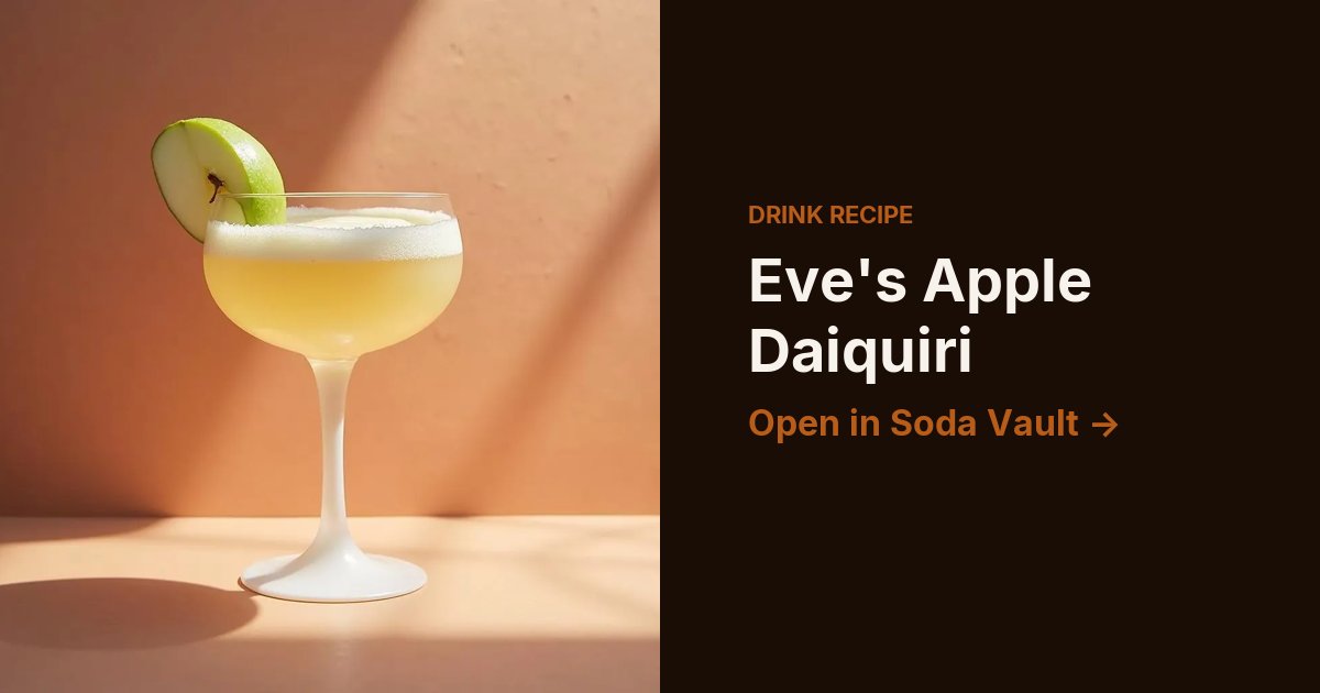 Eve's Apple Daiquiri