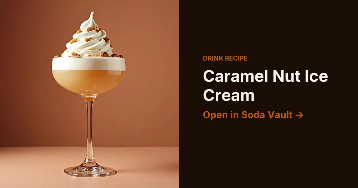 Caramel Nut Ice Cream
