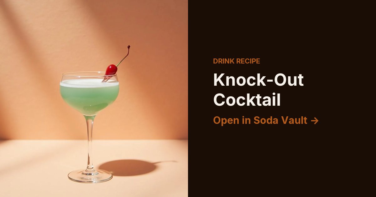 Knock-Out Cocktail