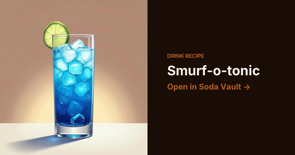 Smurf-o-tonic