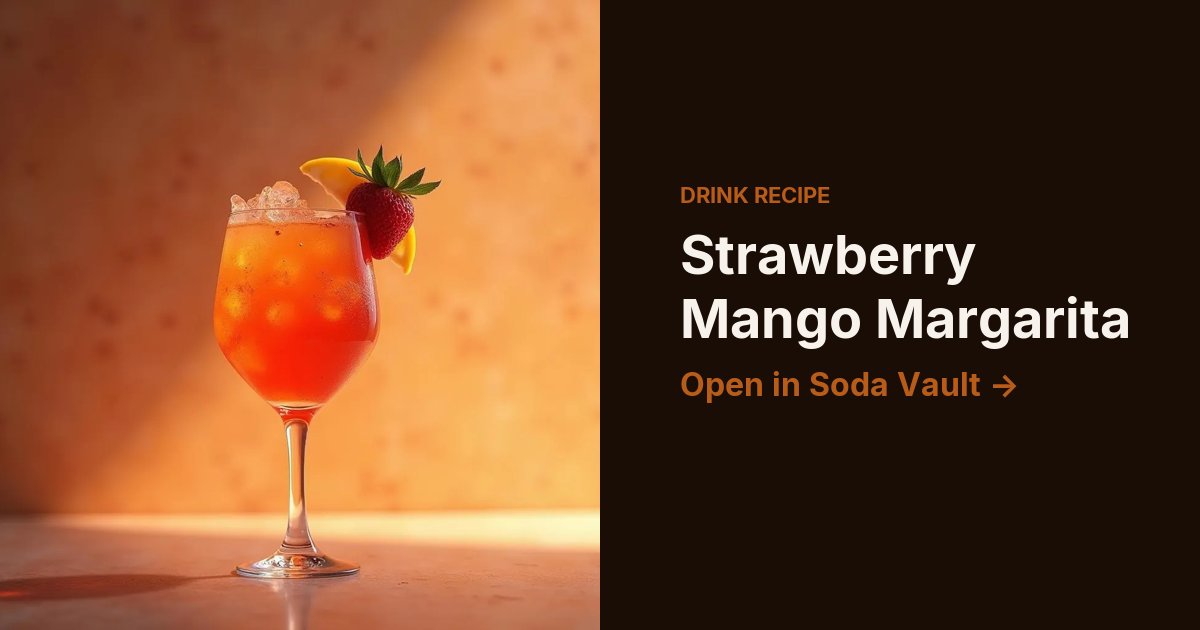 Strawberry Mango Margarita