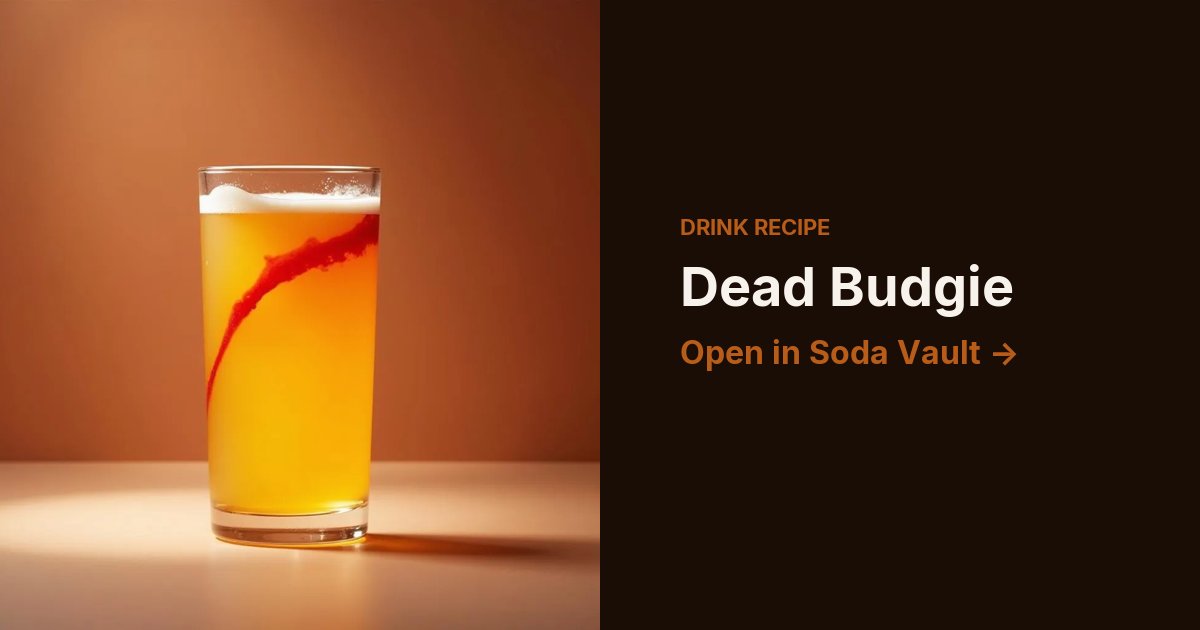 Dead Budgie