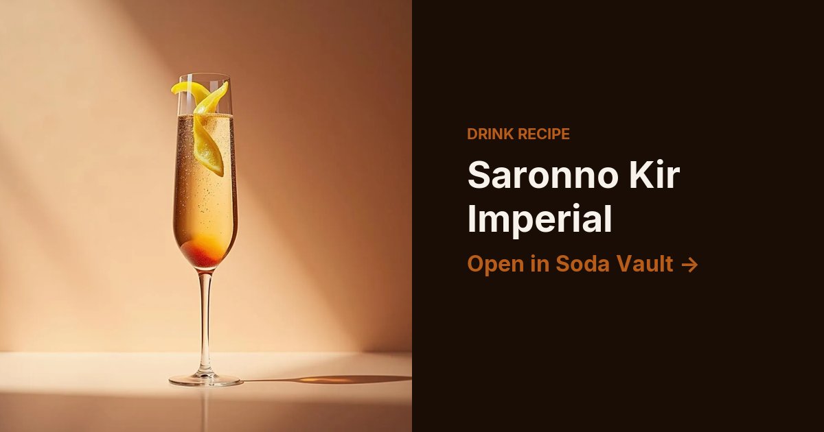 Saronno Kir Imperial