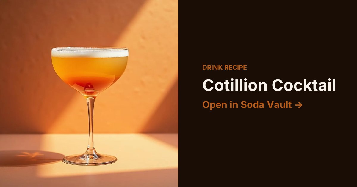 Cotillion Cocktail