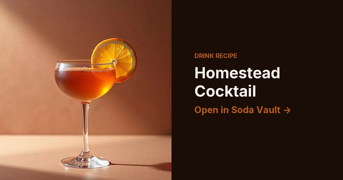 Homestead Cocktail