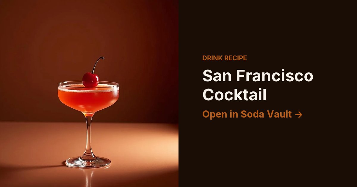 San Francisco Cocktail