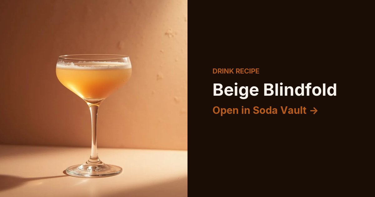 Beige Blindfold