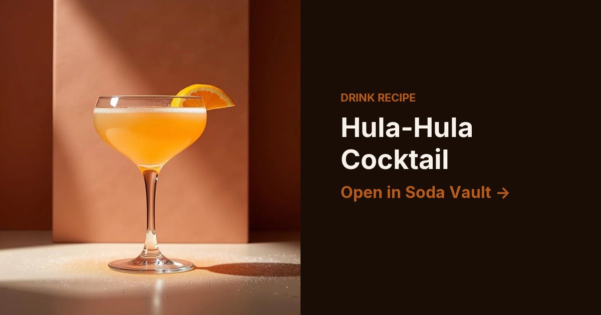 Hula-Hula Cocktail