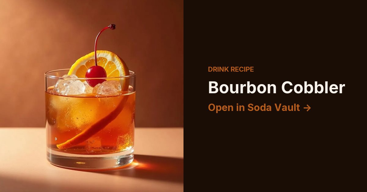 Bourbon Cobbler