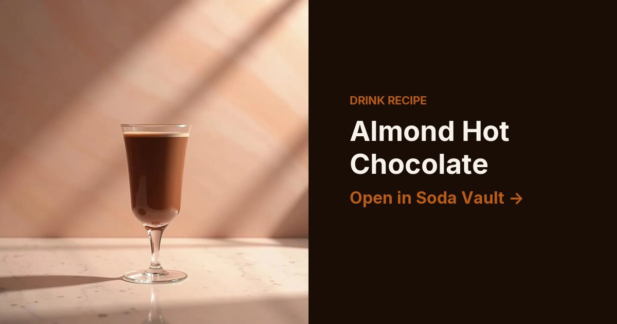 Almond Hot Chocolate