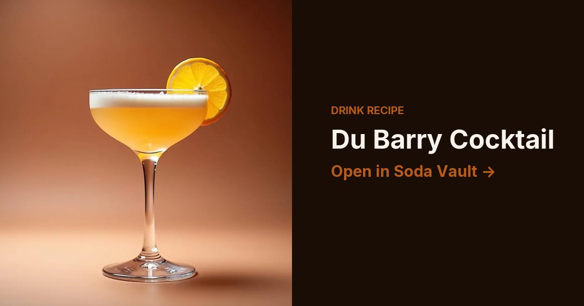 Du Barry Cocktail