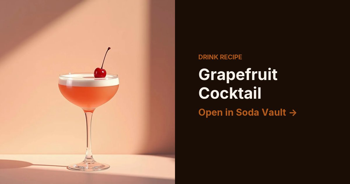 Grapefruit Cocktail