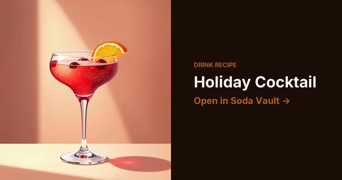 Holiday Cocktail