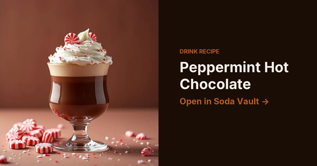 Peppermint Hot Chocolate