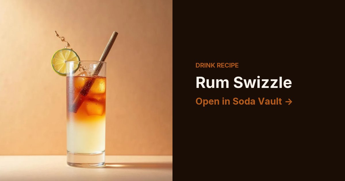 Rum Swizzle