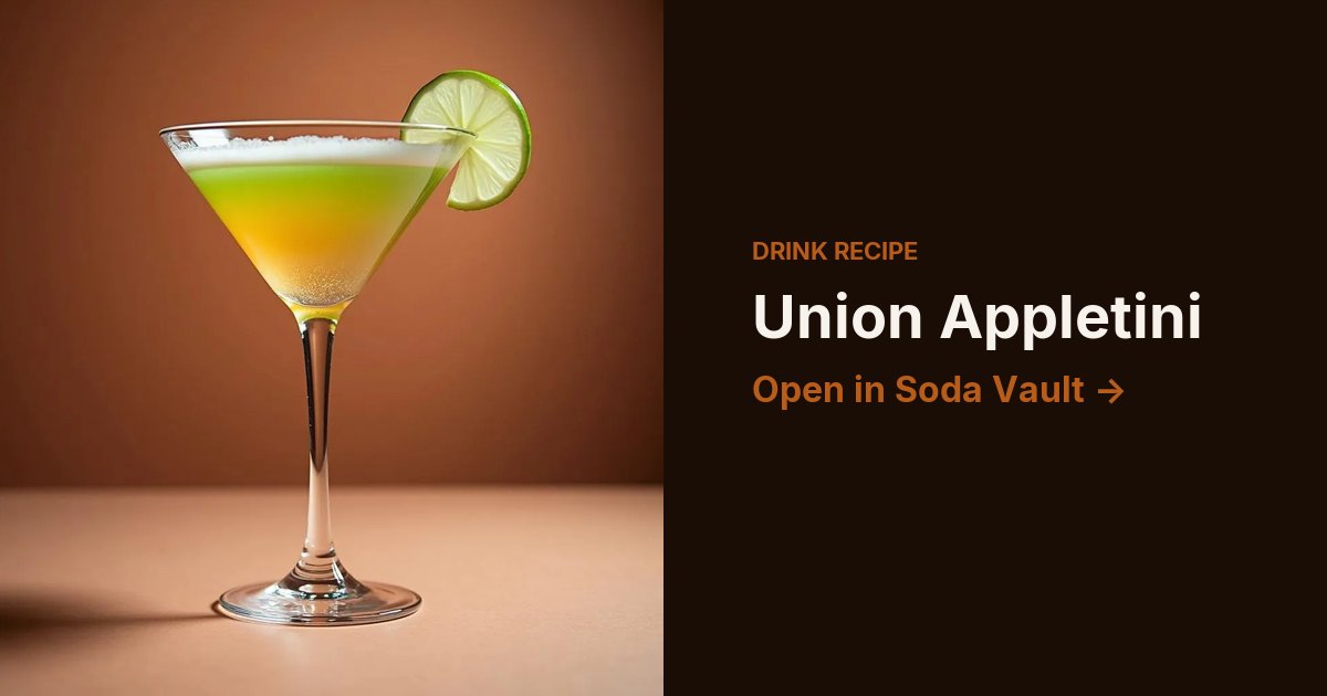 Union Appletini