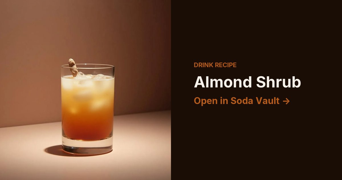 Almond Shrub