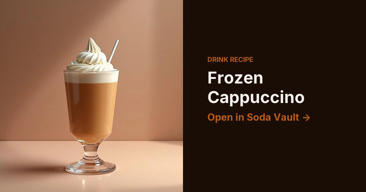 Frozen Cappuccino
