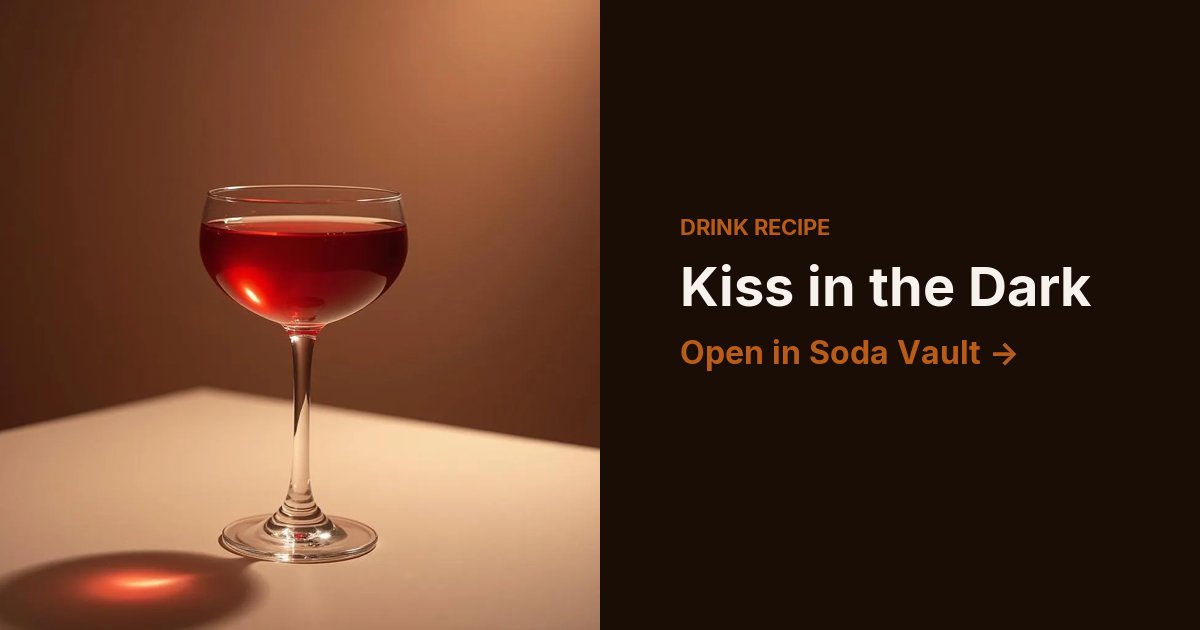 Kiss in the Dark