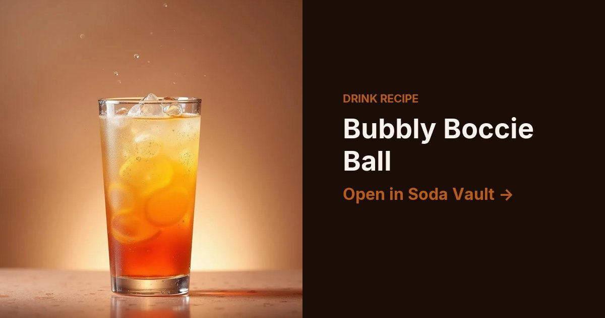 Bubbly Boccie Ball
