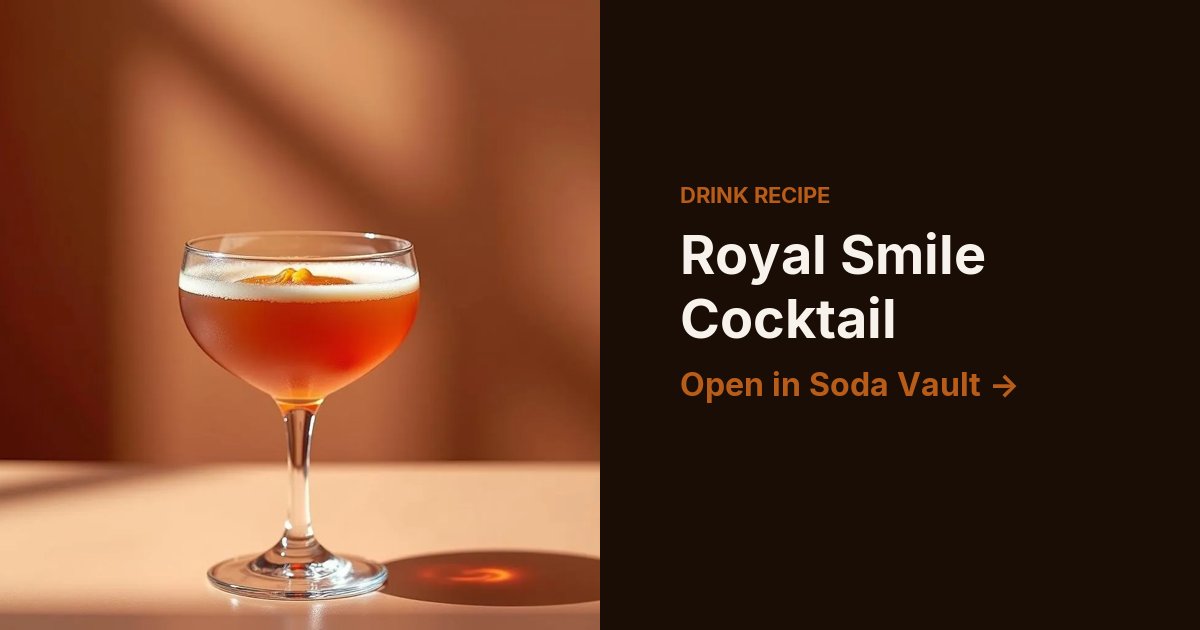 Royal Smile Cocktail