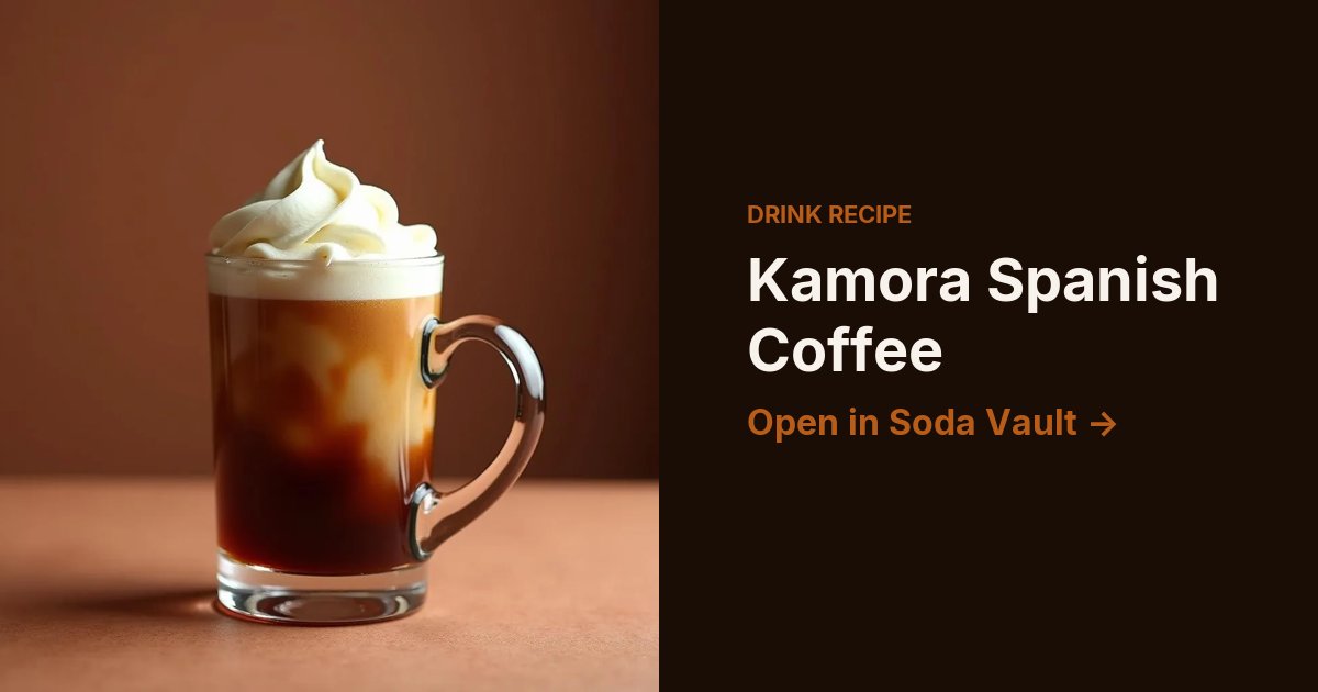 Kamora Spanish Coffee