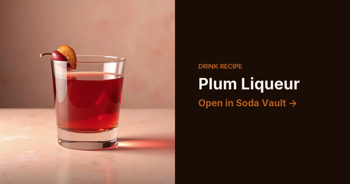 Plum Liqueur