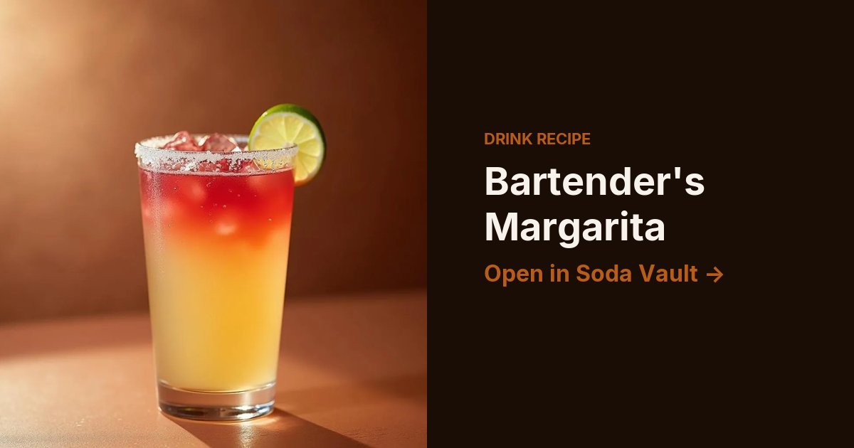 Bartender's Margarita