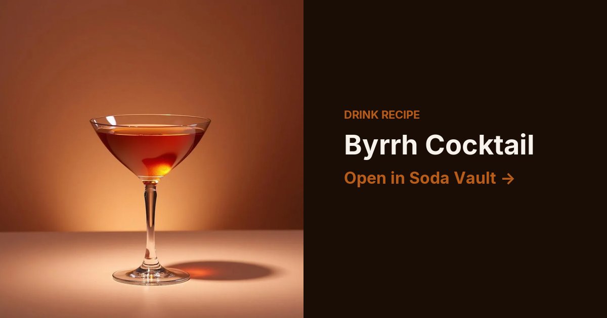 Byrrh Cocktail