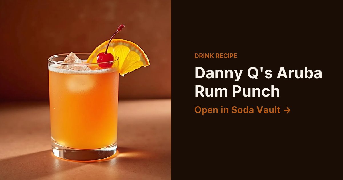Danny Q's Aruba Rum Punch