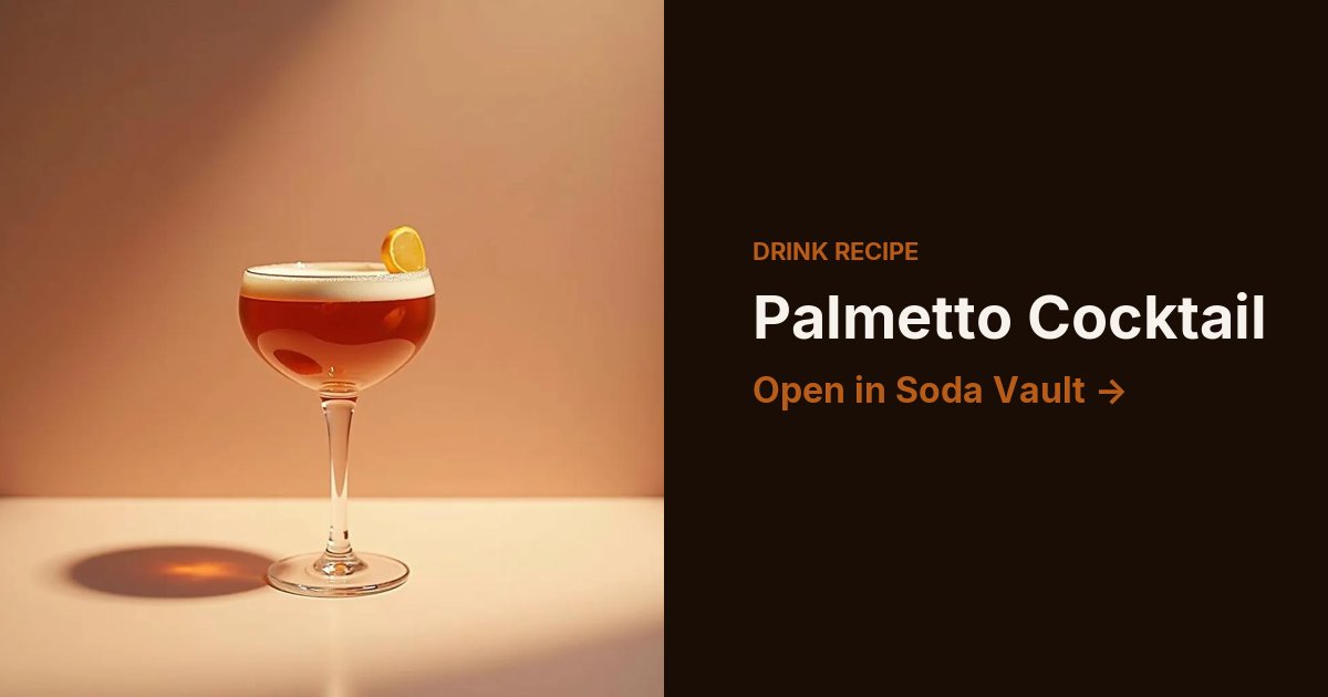 Palmetto Cocktail