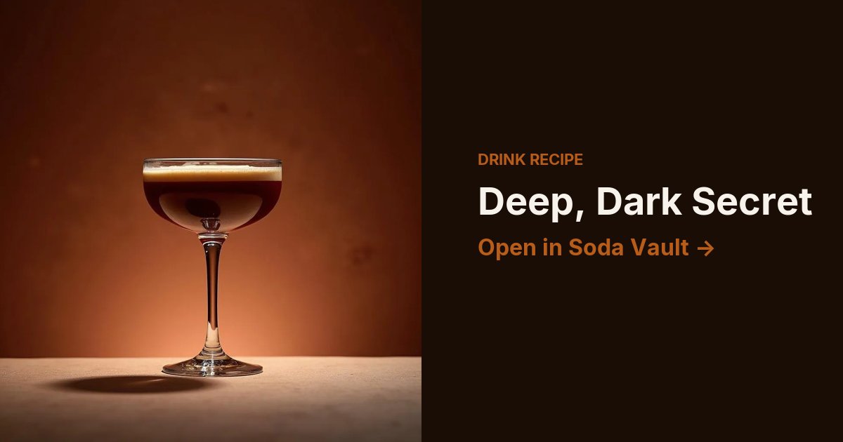 Deep, Dark Secret