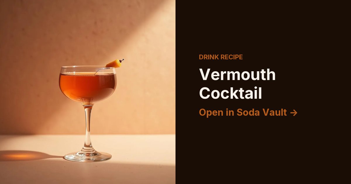 Vermouth Cocktail