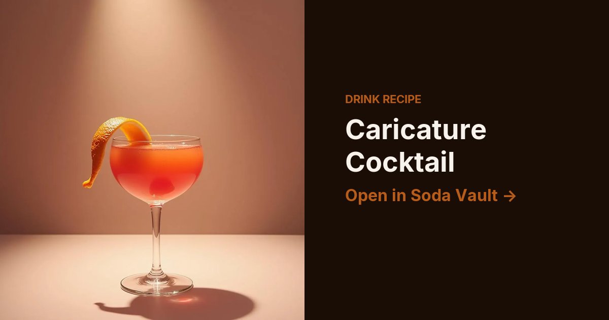 Caricature Cocktail