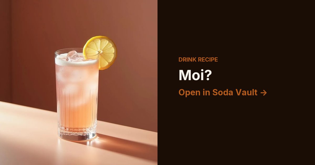 Moi?