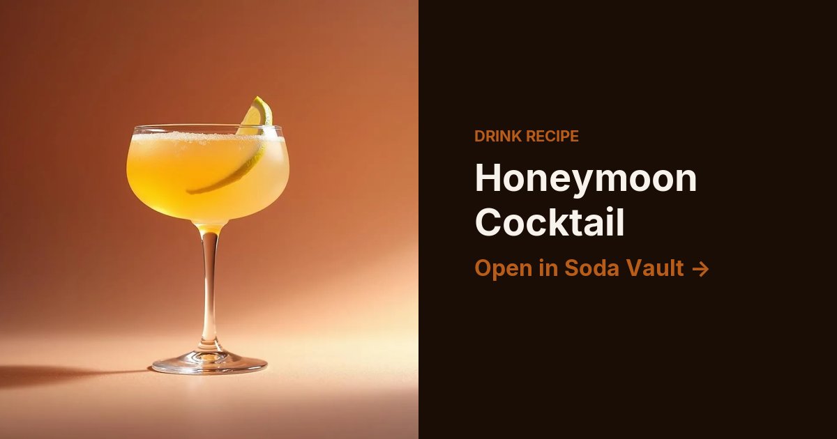 Honeymoon Cocktail