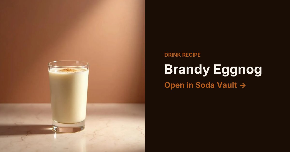 Brandy Eggnog