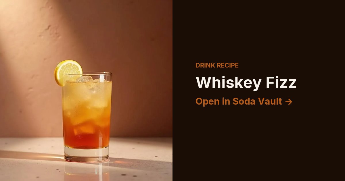 Whiskey Fizz