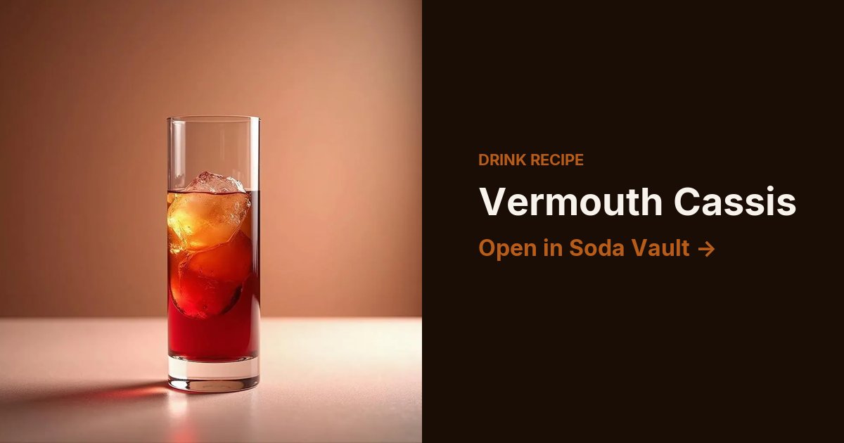 Vermouth Cassis