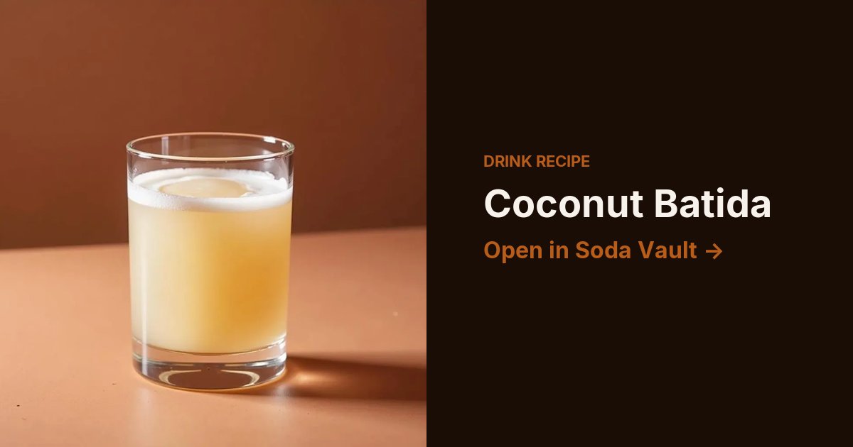 Coconut Batida
