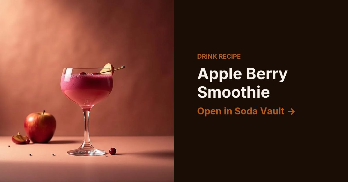 Apple Berry Smoothie