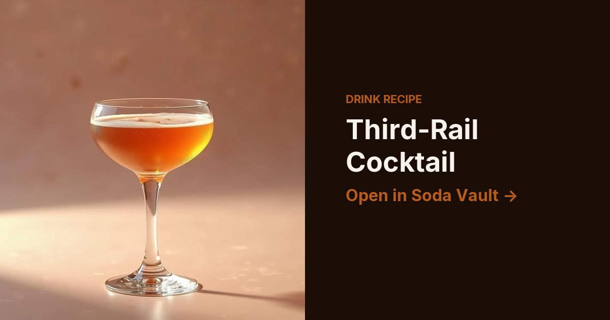 Third-Rail Cocktail