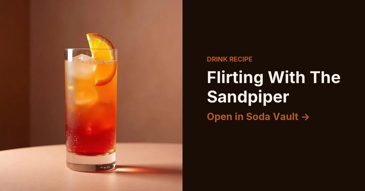 Flirting With The Sandpiper