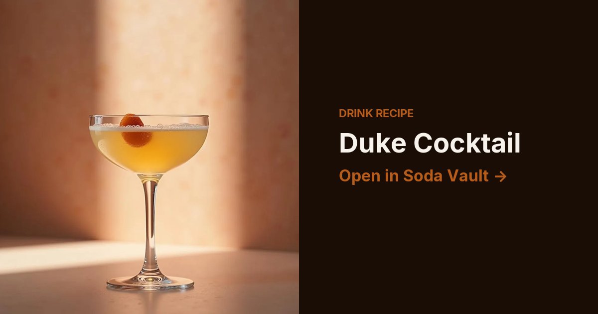 Duke Cocktail